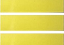 №14 Глазурованная Фасадная плитка Клинкерная облицовочная под кирпич 283х84х13,5 мм цвет желтый RAL