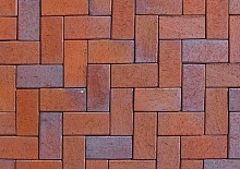 Тротуарная плитка / брусчатка Клинкерная ABC Eisenschmelz-bunt-geflammt (Еисенсчмелз-бунт-гефламмт), 240*118*52 мм