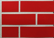 Rot 330 красная, 240*71*10 мм, Глазурованная клинкерная фасадная плитка под кирпич ABC