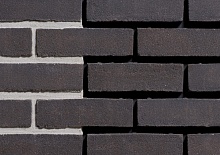 Carbon DF 210\100х25х65 мм, Угловая Плитка из кирпича Ручной Формовки для Вентилируемых фасадов с расшивкой шва Engels baksteen
