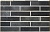 ABC Schieferstruktur Dresden, 240*52*7 мм Клинкерная фасадная плитка под кирпич Черный, Тёмно-серый.